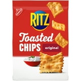 RITZ Toasted Chips Original Crackers, Party Snacks, 8.1 oz
