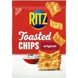 RITZ Toasted Chips Original Crackers, Party Snacks, 8.1 oz