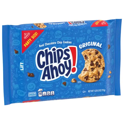 CHIPS AHOY! Original Chocolate Chip Cookies, Party Size, 25.3 oz thumbnail 2