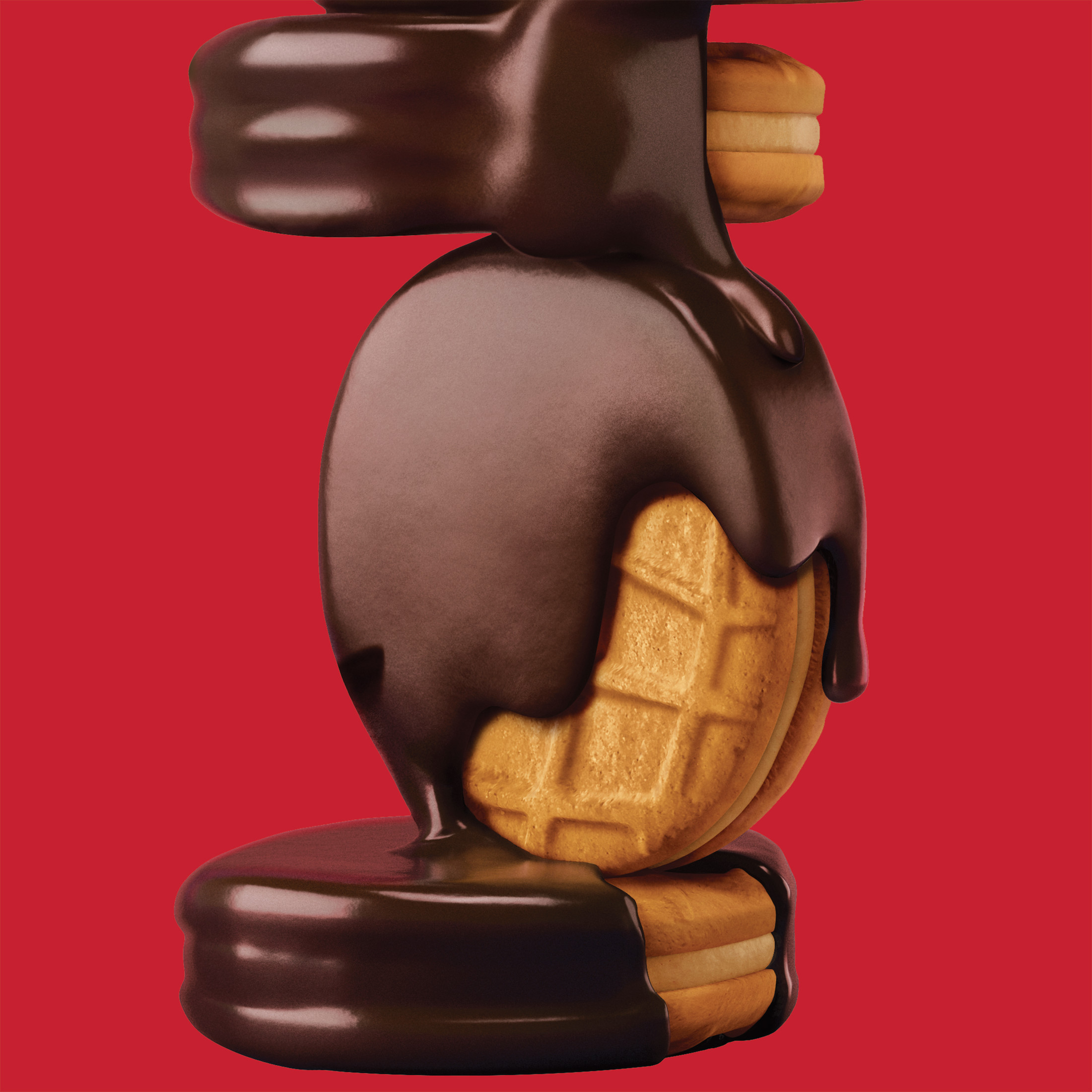 NUTTER BUTTER Fudge Covered Peanut Butter Sandwich Cookies, 7.9 oz thumbnail 4