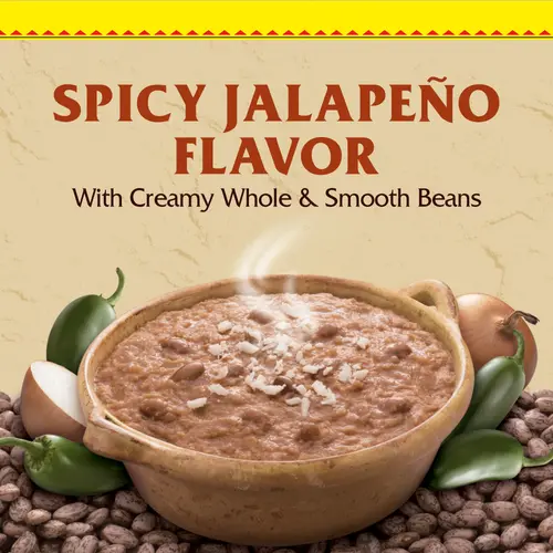 Rosarita Spicy Jalapeno Refried Beans, 16 oz. thumbnail 2