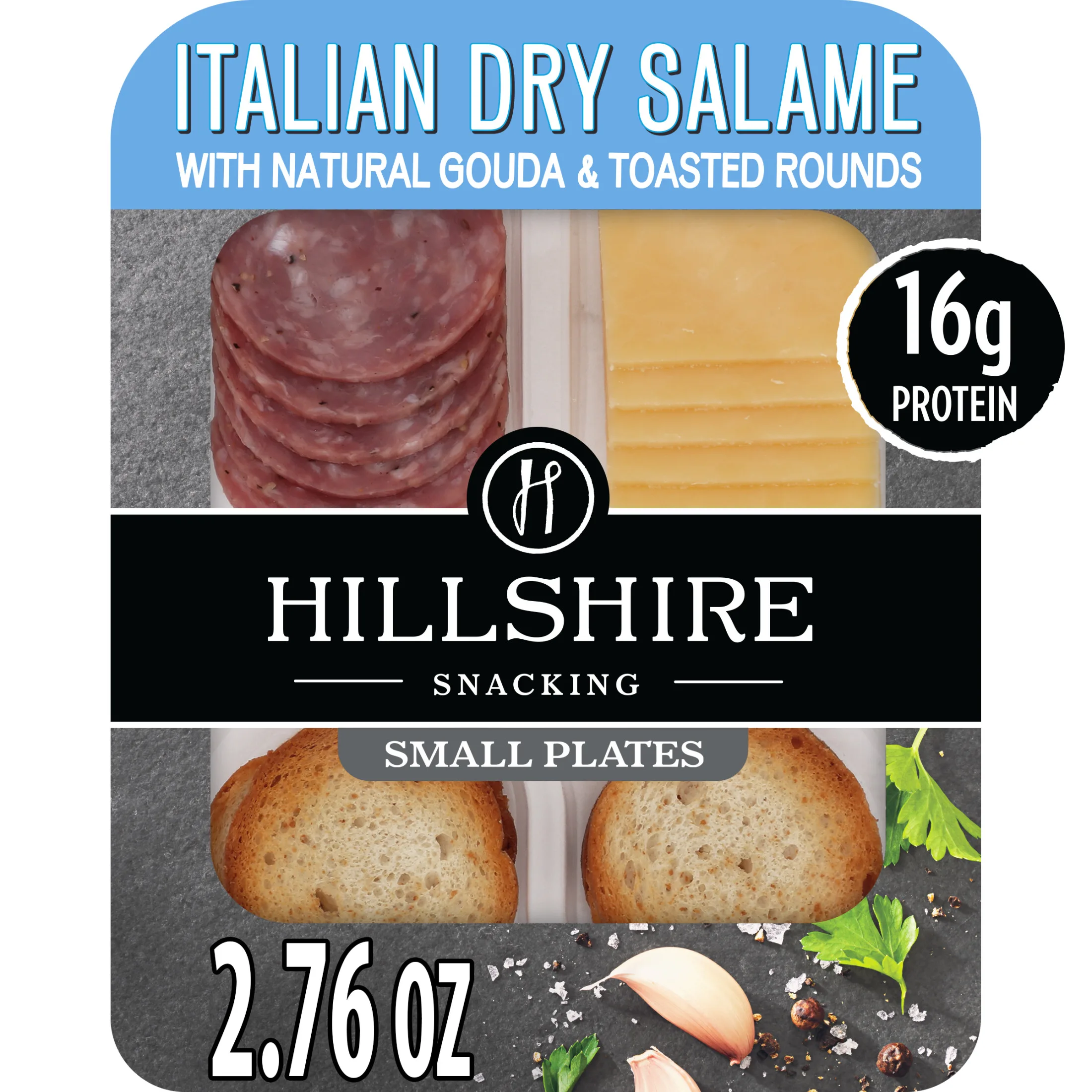 Hillshire Snacking Italian Dry Salami and Gouda Cheese Snack Kit, 2.8 oz