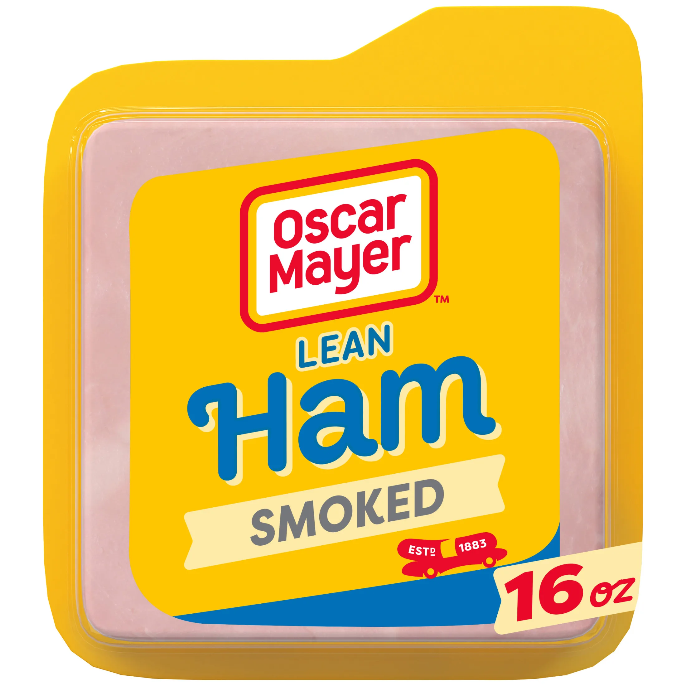 Oscar Mayer Lean Smoked Ham Deli Lunch Meat with Water Added, 16 Oz Package