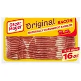 Oscar Mayer Original Bacon 12-Hour Natural Wood Smoked, 16 Oz Pack