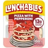 Lunchables Pizza with Pepperoni Kids Lunch Snack, 4.3 oz Tray