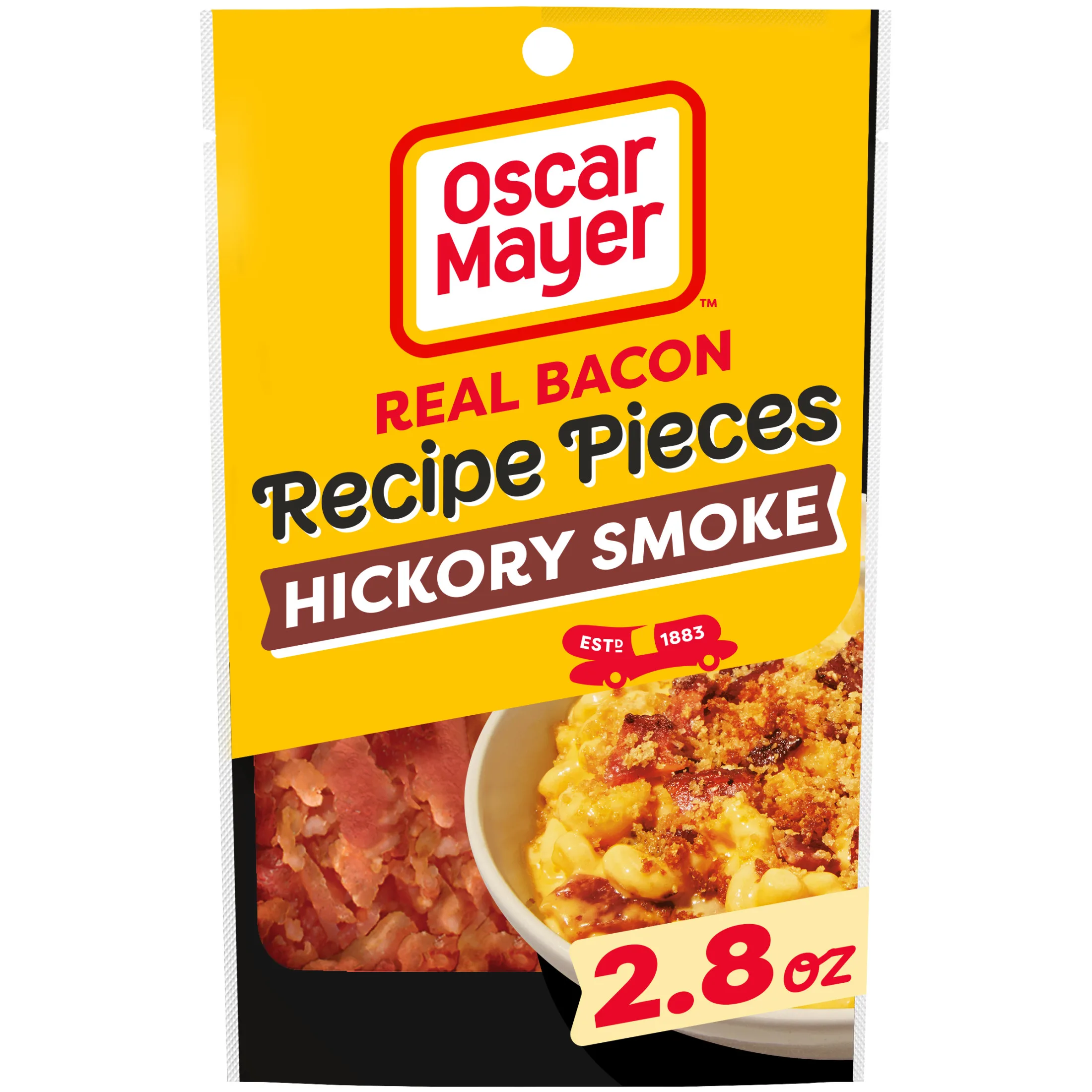 Oscar Mayer Real Bacon Recipe Pieces, 2.8 oz Bag, 0.5-1 cup