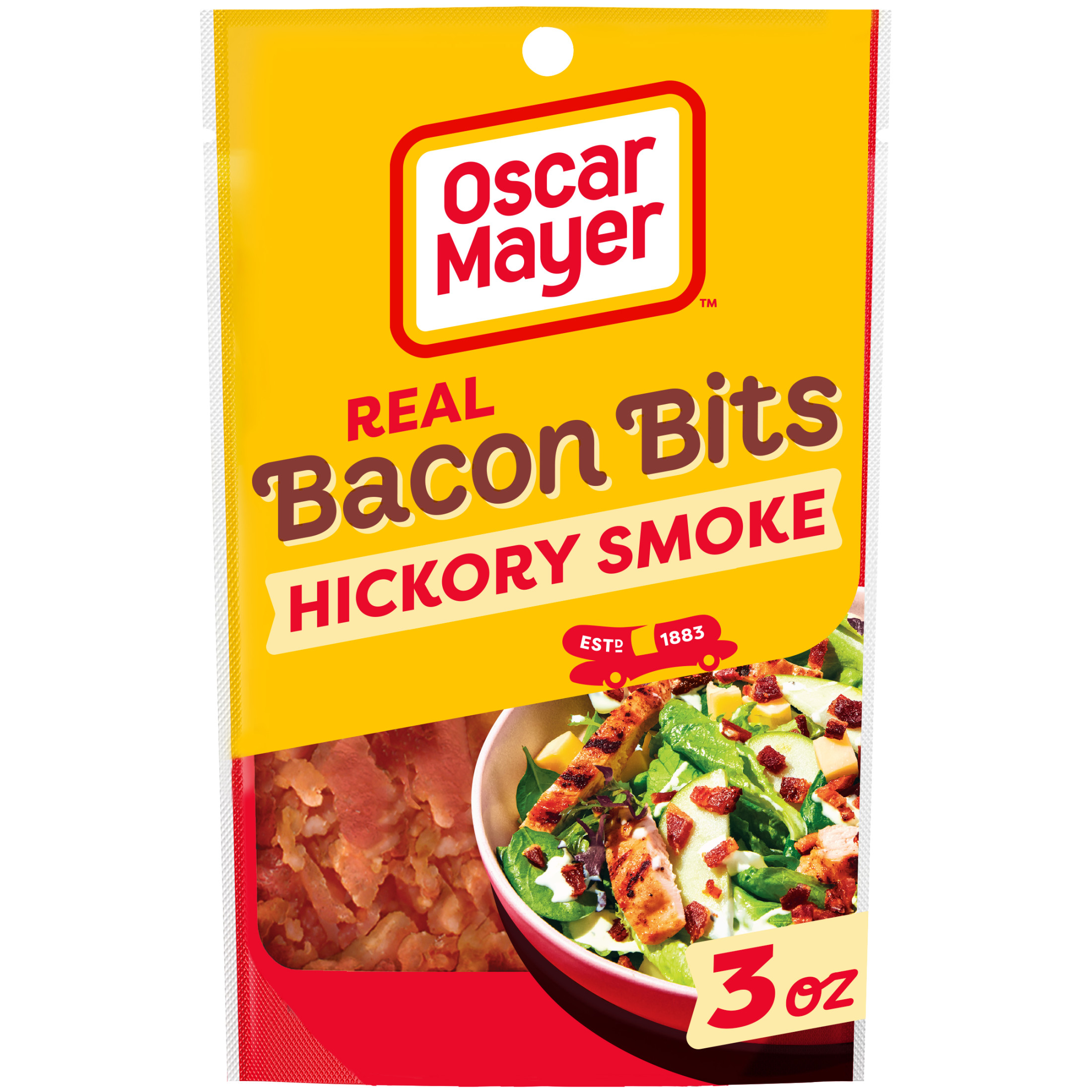 Oscar Mayer Real Bacon Bits, 3 oz Bag, 0.5-1 cup