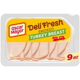 Oscar Mayer Deli Fresh Smoked Sliced Turkey Breast Deli Lunch Meat, 9 oz Package