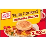 Oscar Mayer Fully Cooked Original Bacon, 2.52 Oz Box