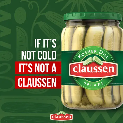 Claussen Kosher Dill Pickle Spears, 24 fl. oz. Jar thumbnail 3