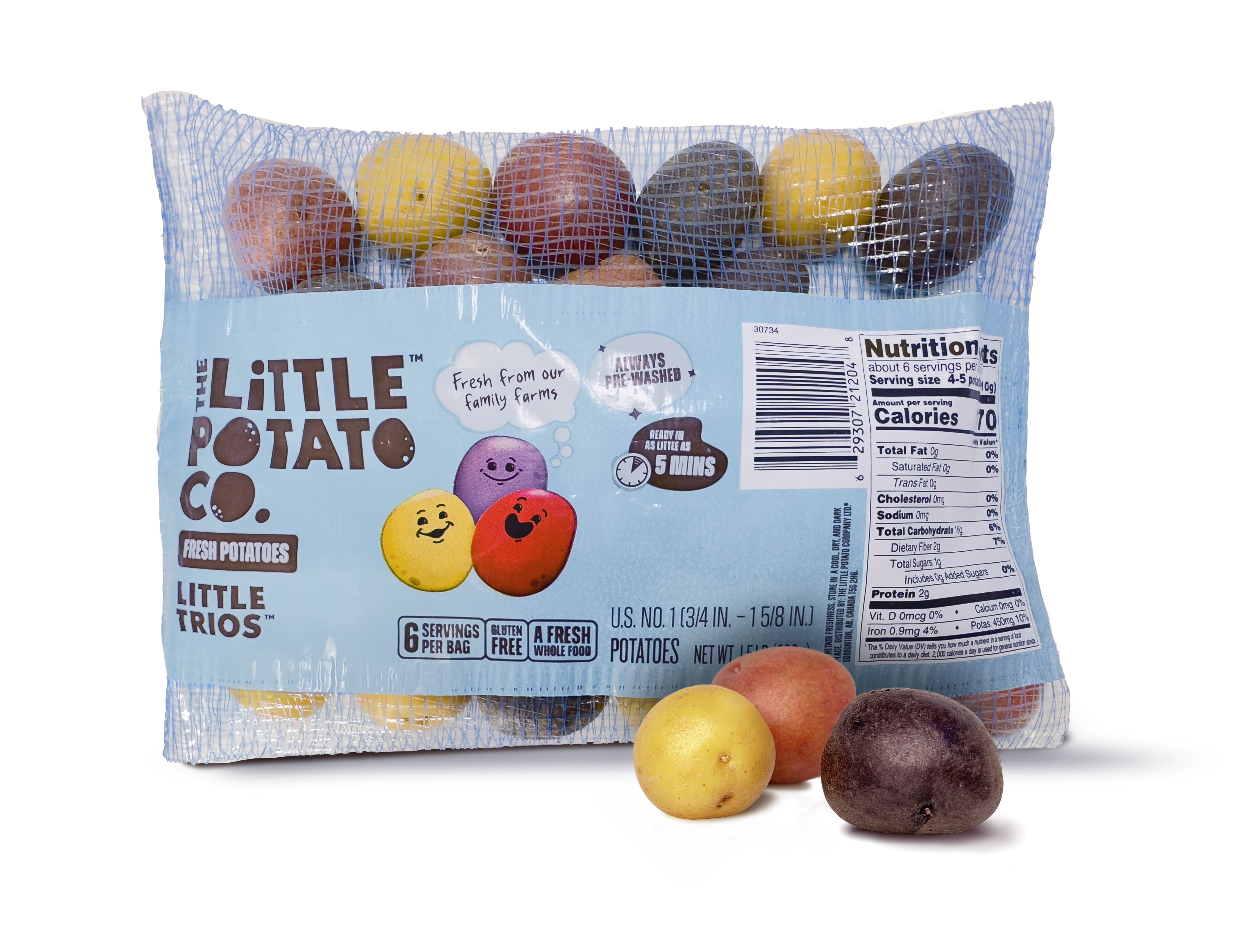 Fresh Medley Baby Potatoes, 1.5 lb Bag