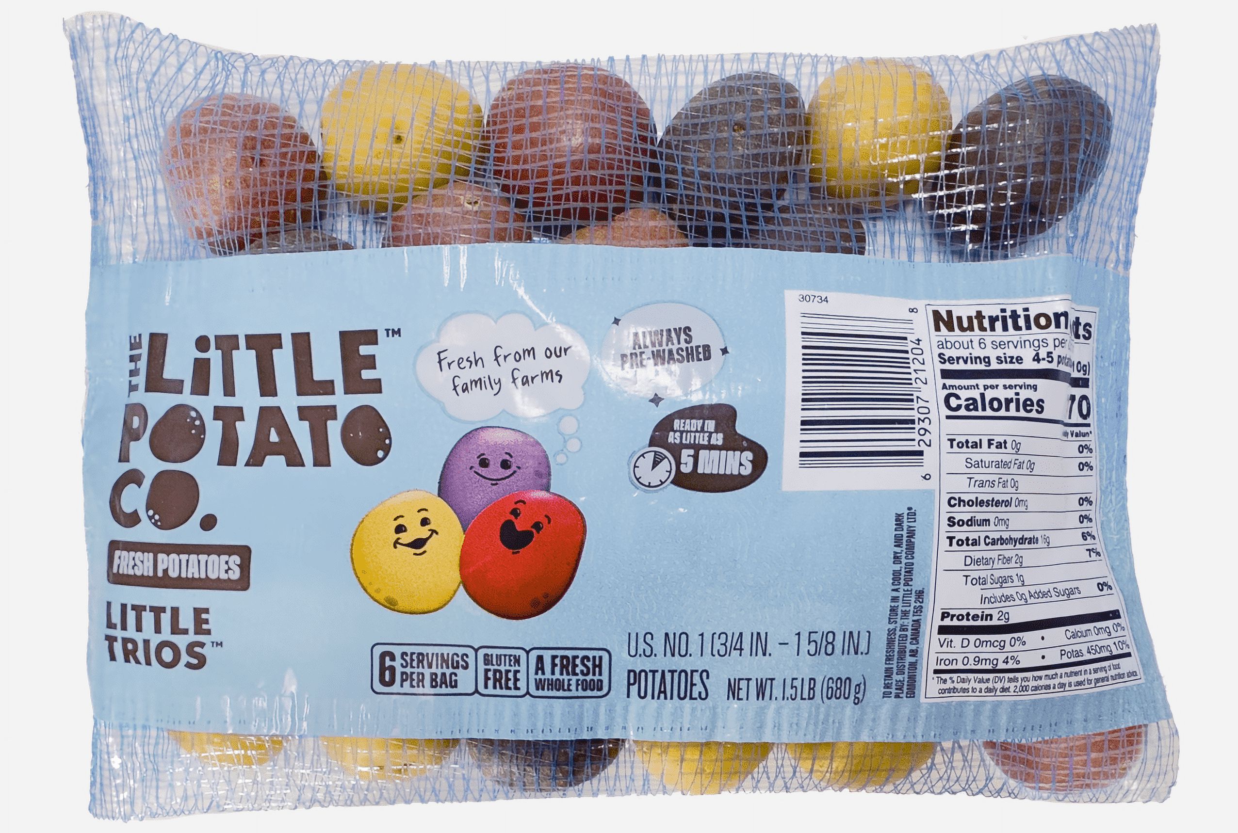 Fresh Medley Baby Potatoes, 1.5 lb Bag thumbnail 2