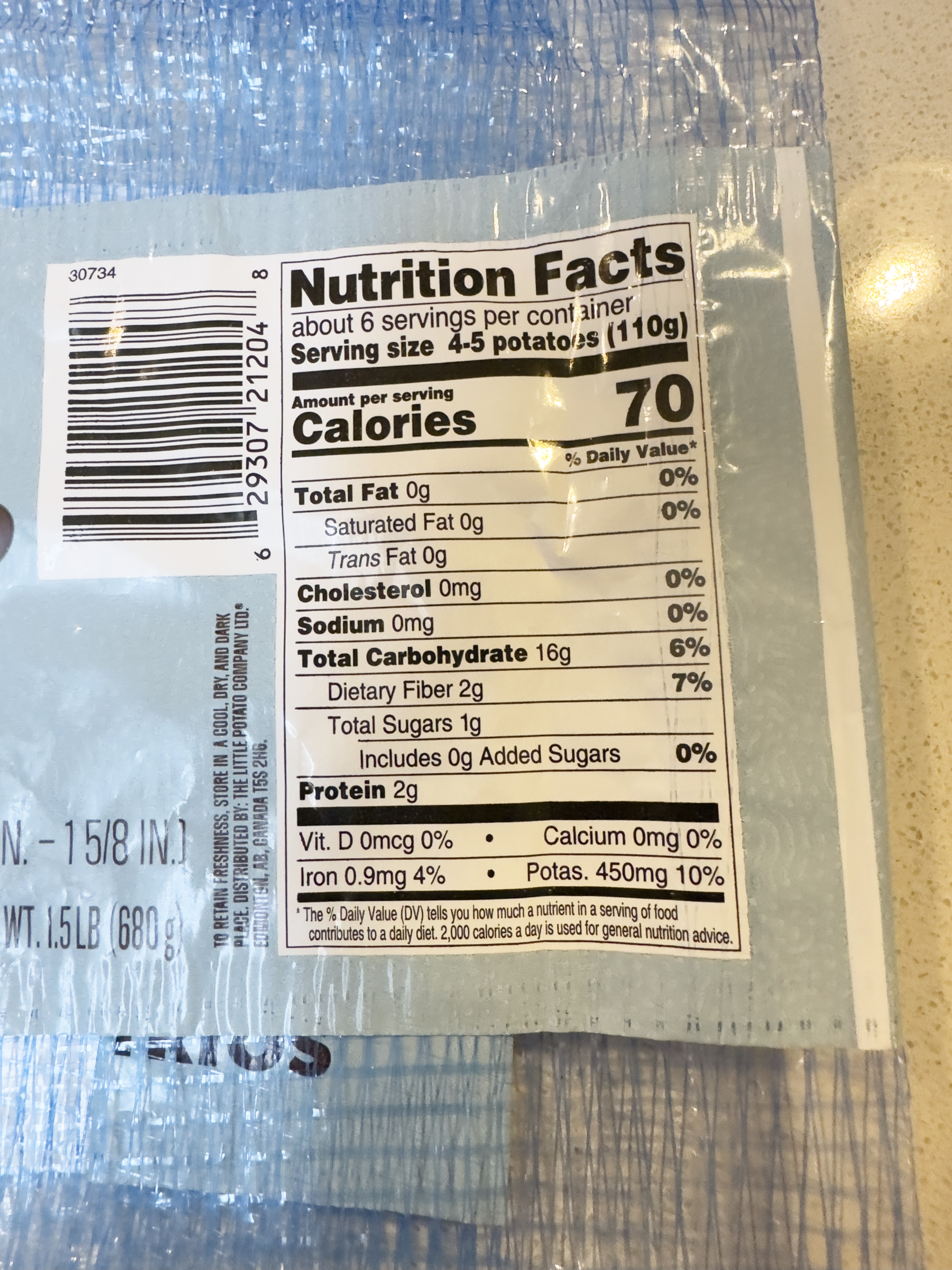 Fresh Medley Baby Potatoes, 1.5 lb Bag thumbnail 4