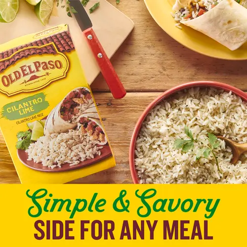 Old El Paso Cilantro Lime Seasoned Rice, Side Dish, 6.2 oz thumbnail 3