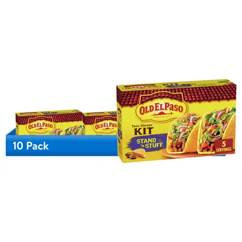 (10 pack) Old El Paso Stand 'N Stuff Taco Dinner Kit, 8.8 oz.