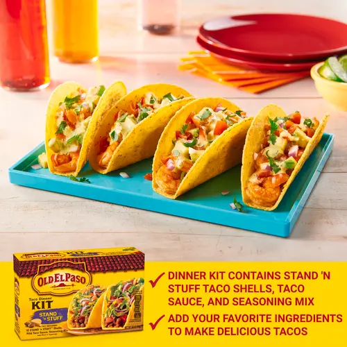 Old El Paso Stand 'N Stuff Taco Dinner Kit, 8.8 oz. thumbnail 3