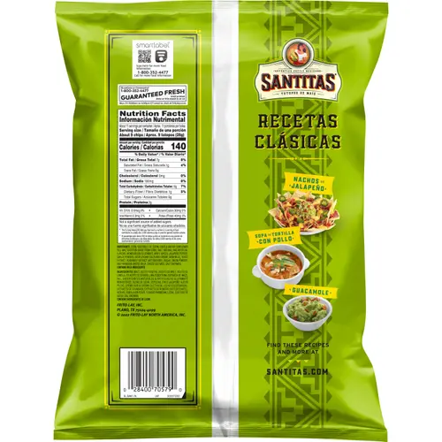 (3 pack) Santitas Tortilla Chips Cilantro Lime Flavored Snack Chips, 10.5 Ounce Bag thumbnail 3
