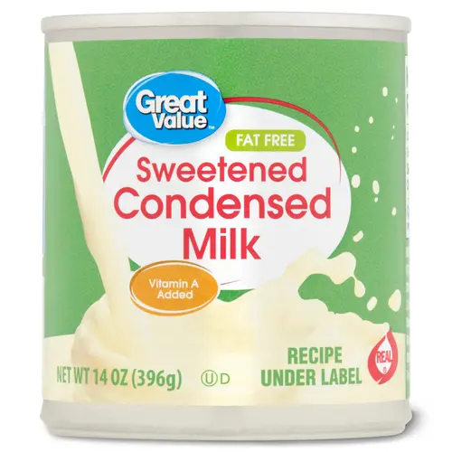 (4 pack) Great Value Fat Free Sweetened Condensed Milk, 14 Oz thumbnail 2