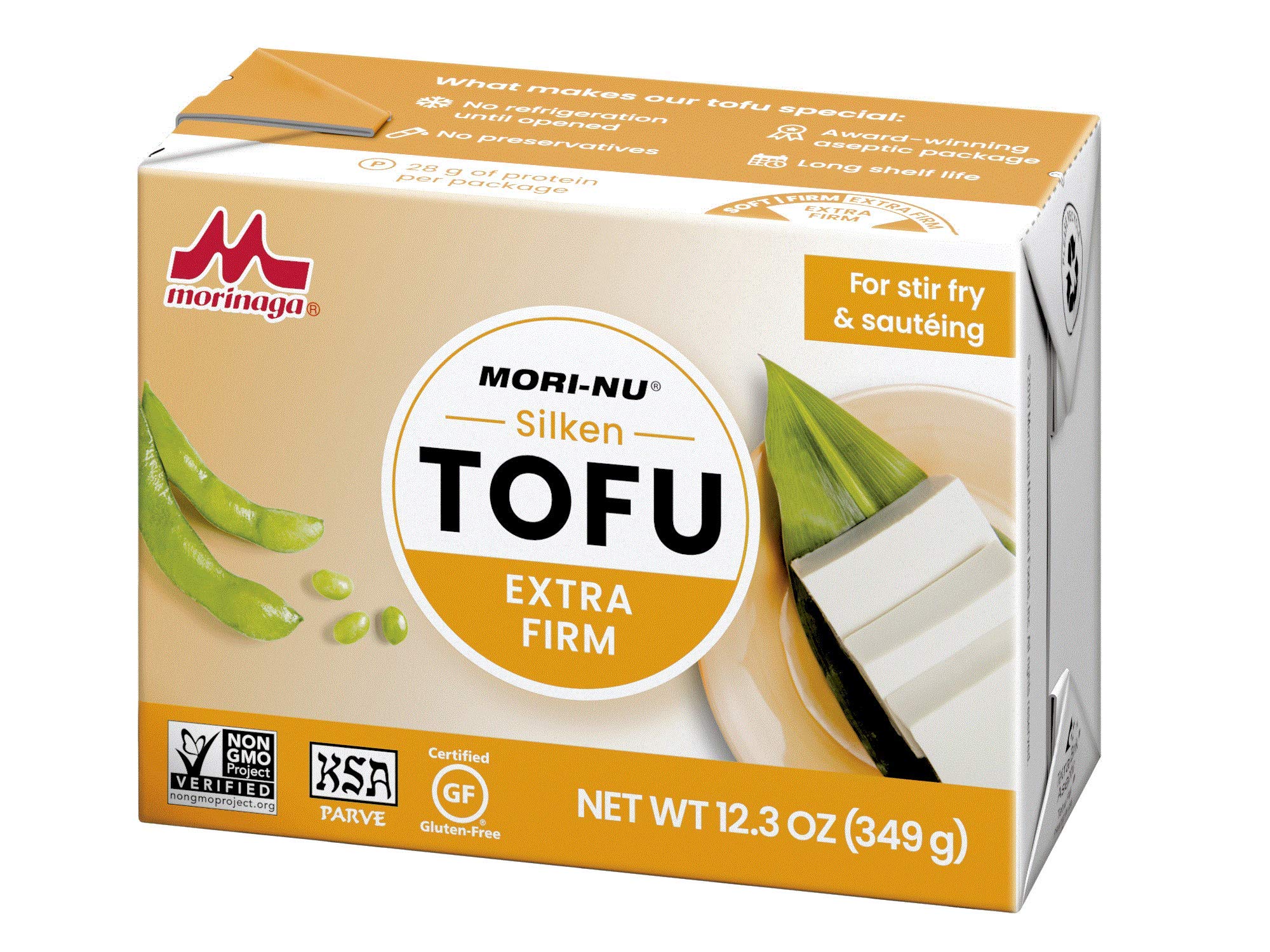 (Pack of 12) Mori-Nu Silken Extra Firm Tofu, 12.3 oz thumbnail 2