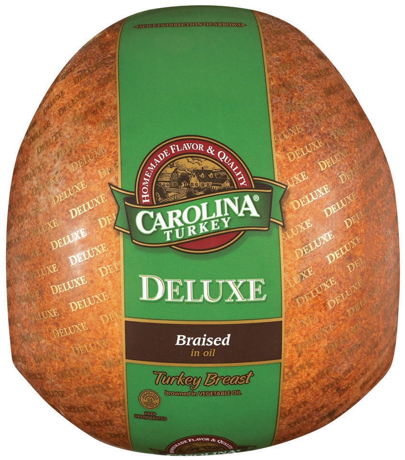 Carolina Deluxe Browned in Oil Skinless Turkey Breast, 9.5 Pound -- 2 per case.