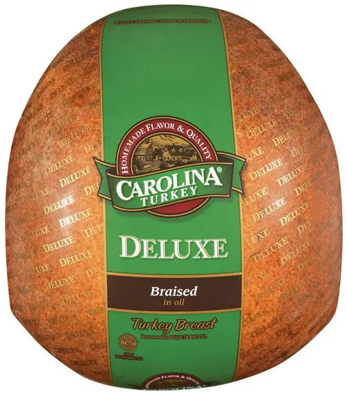 Carolina Deluxe Browned in Oil Skinless Turkey Breast, 9.5 Pound -- 2 per case.