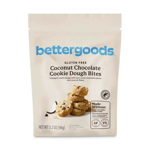 (3 pack) bettergoods Gluten Free Coconut Chocolate Cookie Dough Bites, 3.2 oz thumbnail 2