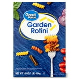 (6 pack) Great Value Garden Rotini Pasta, 16 oz Shelf Stable thumbnail 2