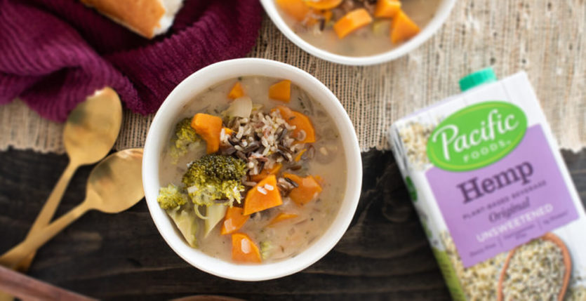 (Pack of 12) Pacific Foods Unsweetened Vanilla Hemp Milk, 32 fl oz thumbnail 3