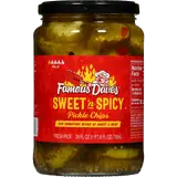 (5 pack) Famous Dave's Sweet 'n Spicy Pickle Chips, 24 FL Oz thumbnail 4