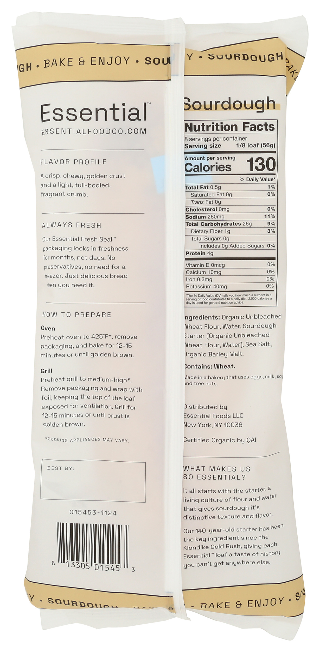 Pack of 16, The Essential Baking Comp Sourdough Bread, 16 oz thumbnail 3