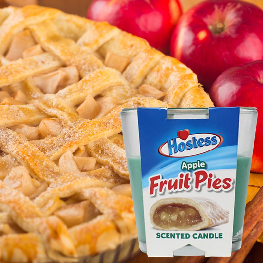 Hostess Dessert Fruit Snack Cake Scented Candle 3 pack (Cherry Fruit Pie, Apple Fruit Pie, Orange Cupcake) thumbnail 3