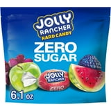 (2 pack) Jolly Rancher Zero Sugar Assorted Fruit Flavored Hard Candy, Bag 6.1 oz thumbnail 2