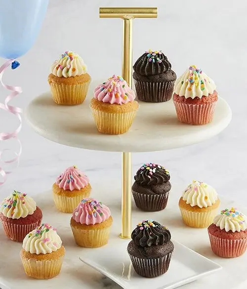 From You Flowers - Mini Gourmet Birthday Cupcakes