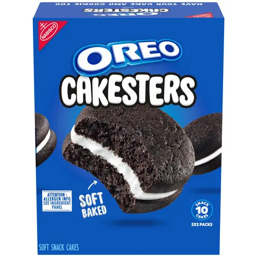 (6 pack) OREO Cakesters Soft Snack Cakes, 5 - 2.02 oz Snack Packs thumbnail 3