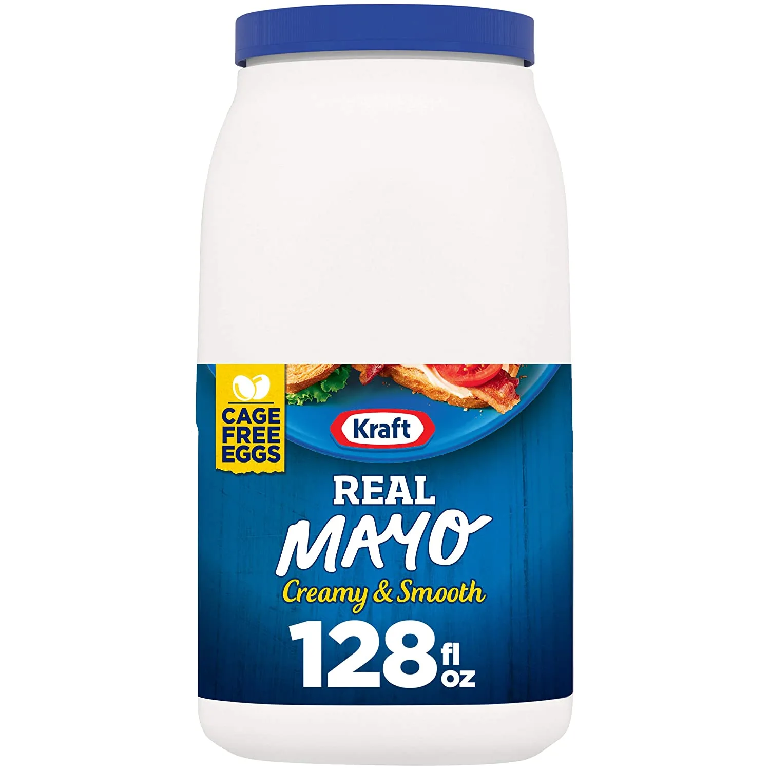 Kraft Real Mayo Mayonnaise Plastic Jug, 128 Ounce