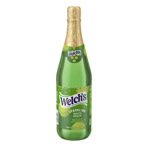 (2 pack) Welch's Non-Alcoholic Sparkling Juice Cocktail, White Grape, 25.4 fl oz Bottle thumbnail 2