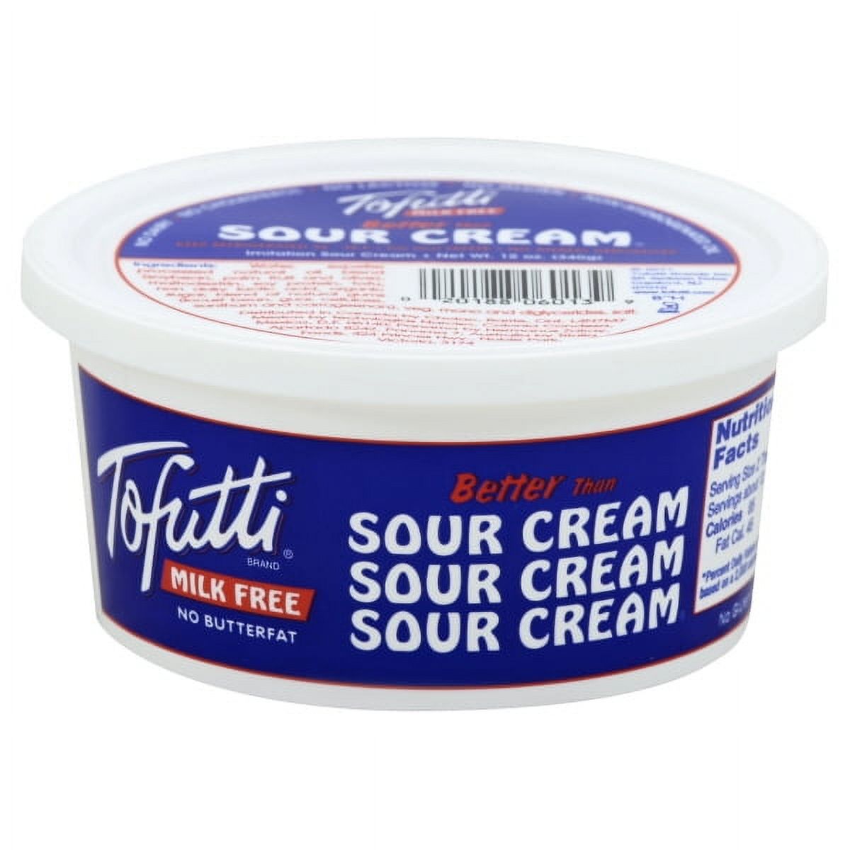 Tofutti Brand Blue Tub Non Hydrogenated Sour Supreme Cream, 12 Ounce -- 12 per case.