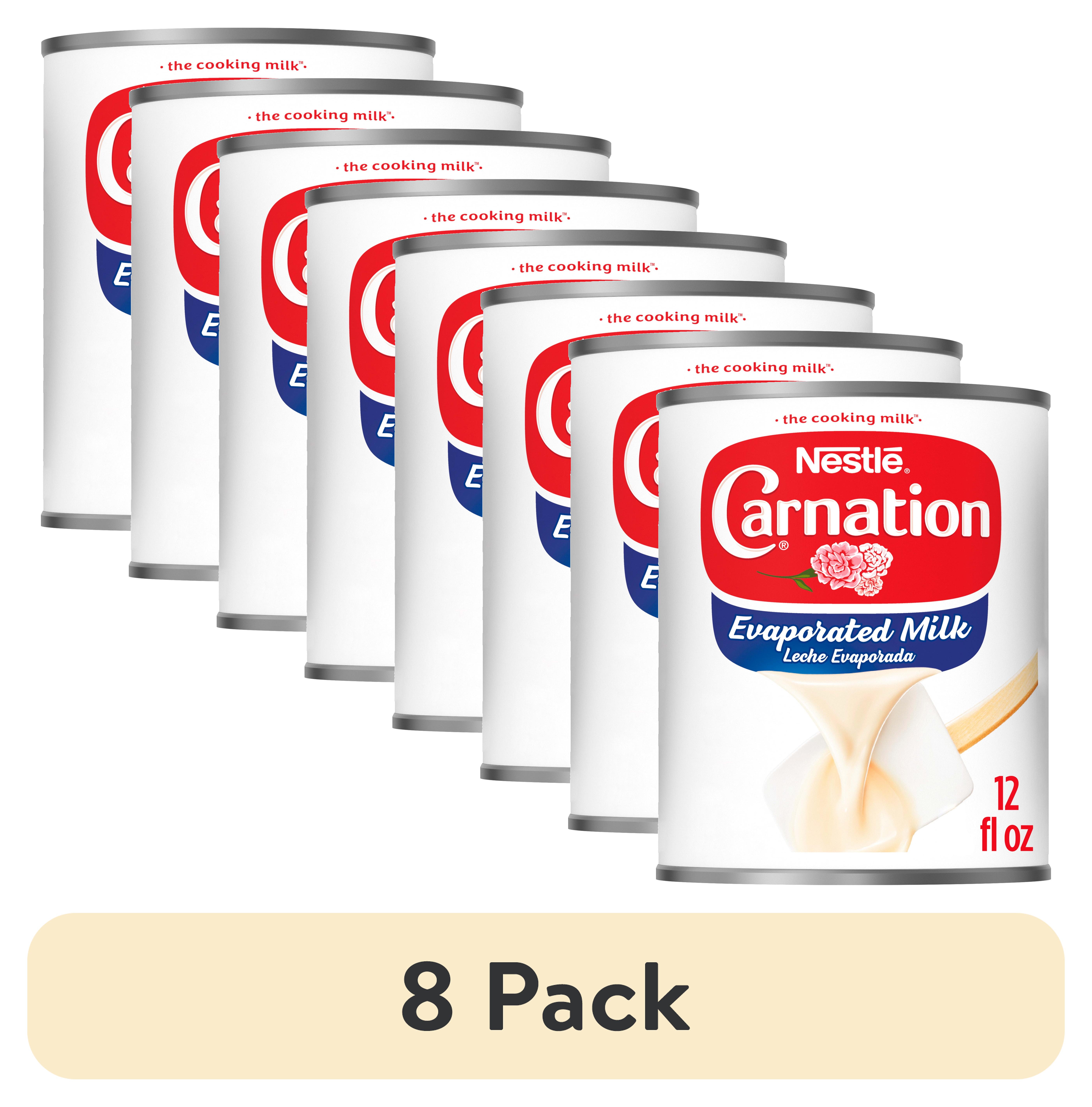 (8 pack) Nestle Carnation Vitamin D Added Evaporated Milk for Easter Baking, 12 fl. oz. Can