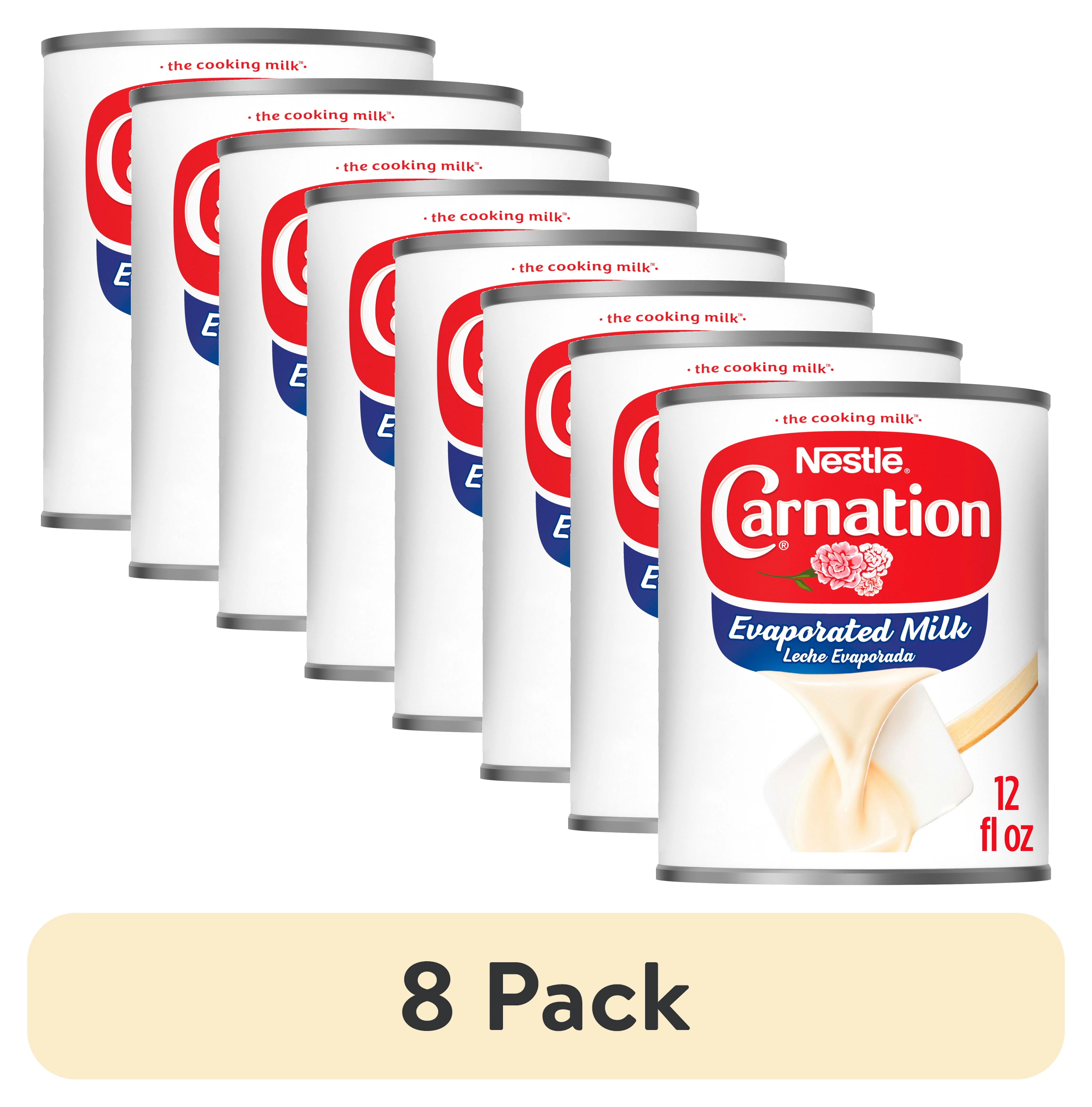 (8 pack) Nestle Carnation Vitamin D Added Evaporated Milk for Easter Baking, 12 fl. oz. Can