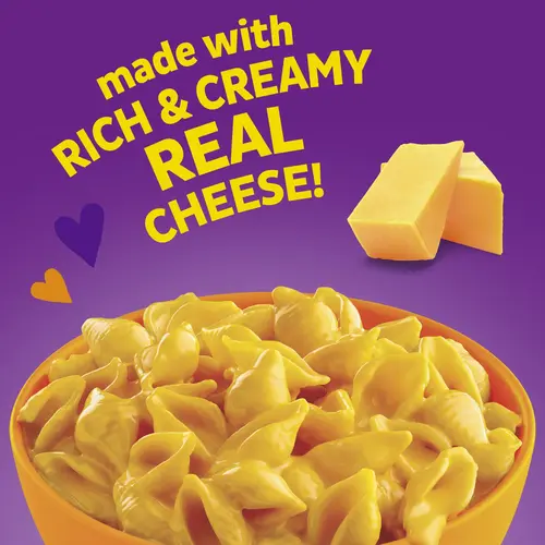 (4 pack) Annie's Deluxe Shells and Aged Cheddar, Pasta and Cheese Sauce, Mac and Cheese, 11 oz thumbnail 3