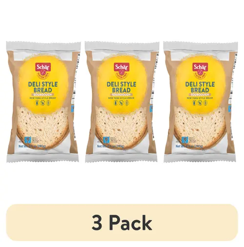 (3 pack) Schar Gluten Free Deli Style Sourdough Bread, 8.5 oz