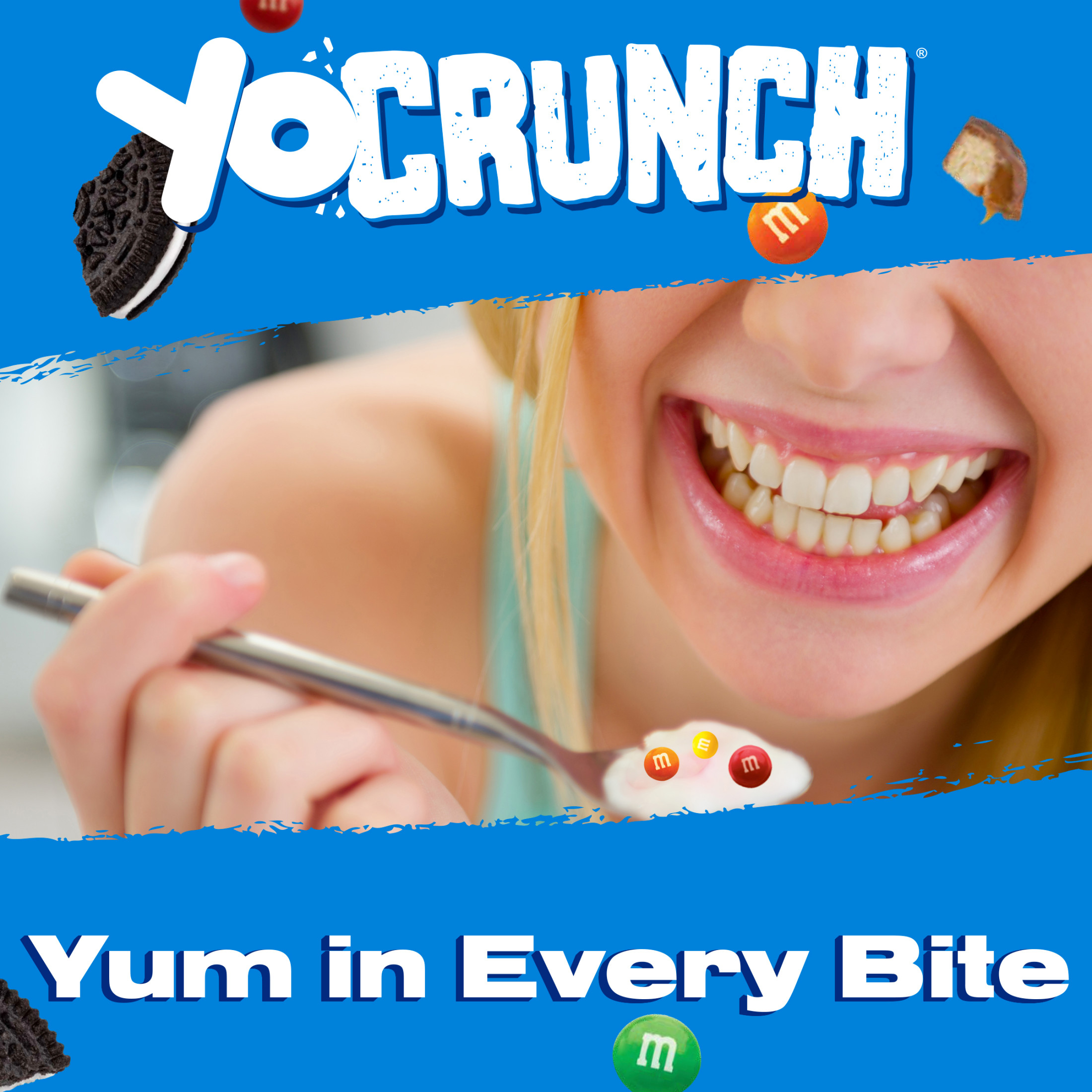 YoCrunch Vanilla Low Fat Yogurt with OREO(R) Cookie Pieces, 4 oz Yogurt Cups, 4 Count thumbnail 4