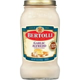(6 pack) Bertolli Alfredo Sauce with Garlic and Parmesan Cheese, Spaghetti Pasta Sauce, 15 oz