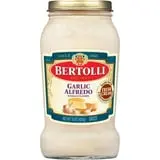 (6 pack) Bertolli Alfredo Sauce with Garlic and Parmesan Cheese, Spaghetti Pasta Sauce, 15 oz