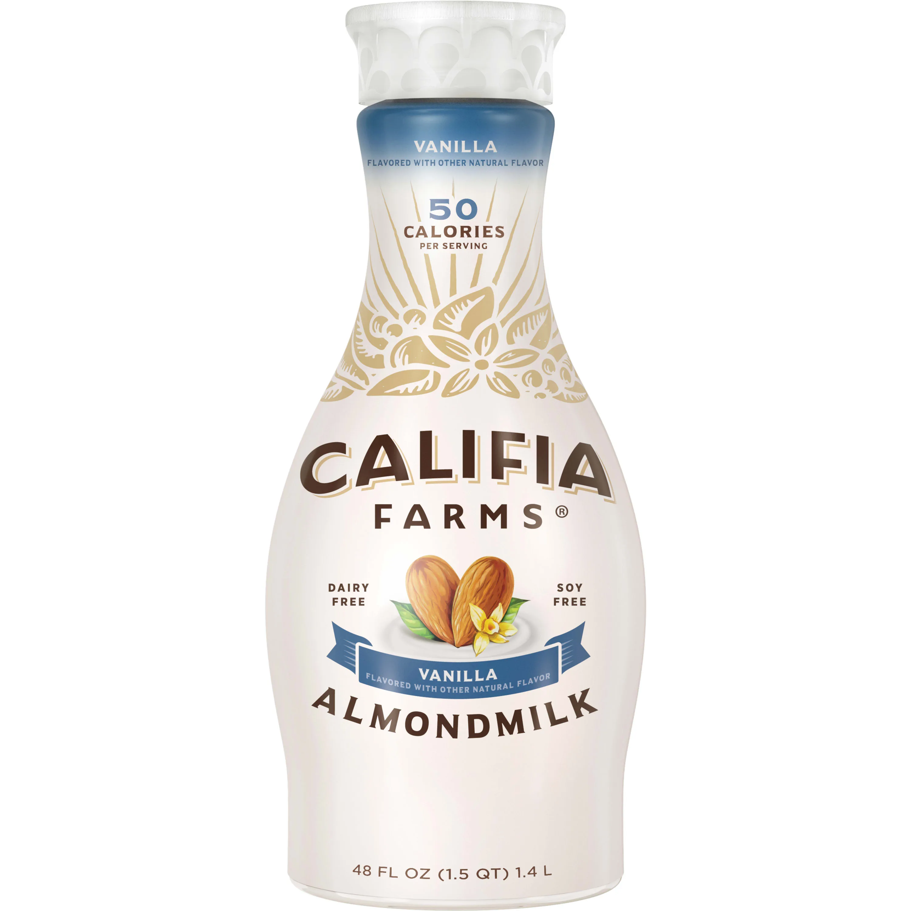Califia Farms Vanilla Almond Milk, 48 Fluid Ounce -- 6 per case.