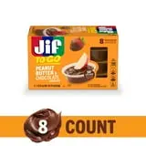 (3 pack) Jif To Go Peanut Butter & Chocolate Flavored Spread, 8 Single-Serve Cups, 1.1 Oz. Each thumbnail 3
