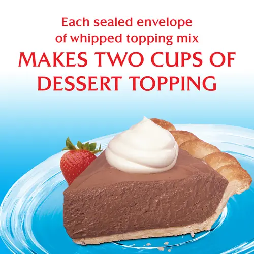 (4 pack) Dream Whip OK Kosher Certification Whipped Topping Mix Box, 2.6 oz thumbnail 3