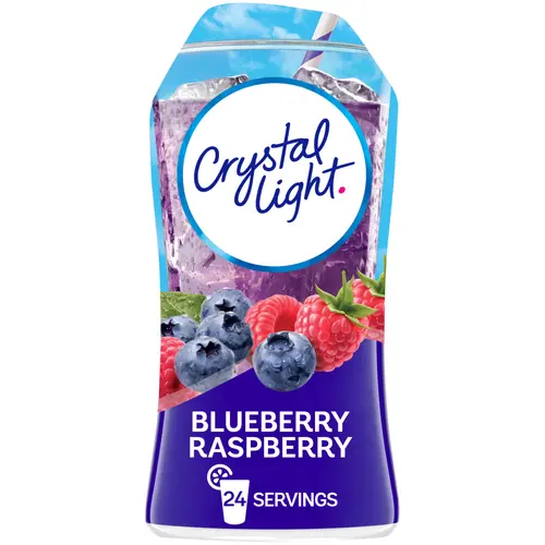 (2 pack) Crystal Light Liquid Blueberry Raspberry Naturally Flavored Drink Mix, 1.62 fl oz Bottle thumbnail 2