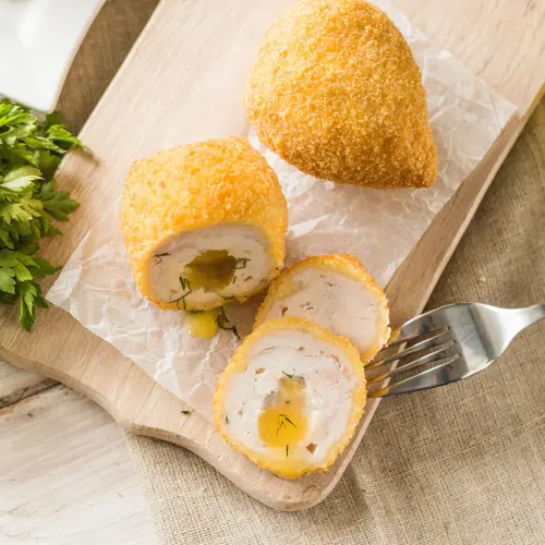 Today Gourmet Homestyle Breaded Kiev Boneless Stuffed Chicken Breasts - (18) 4oz Portions thumbnail 3