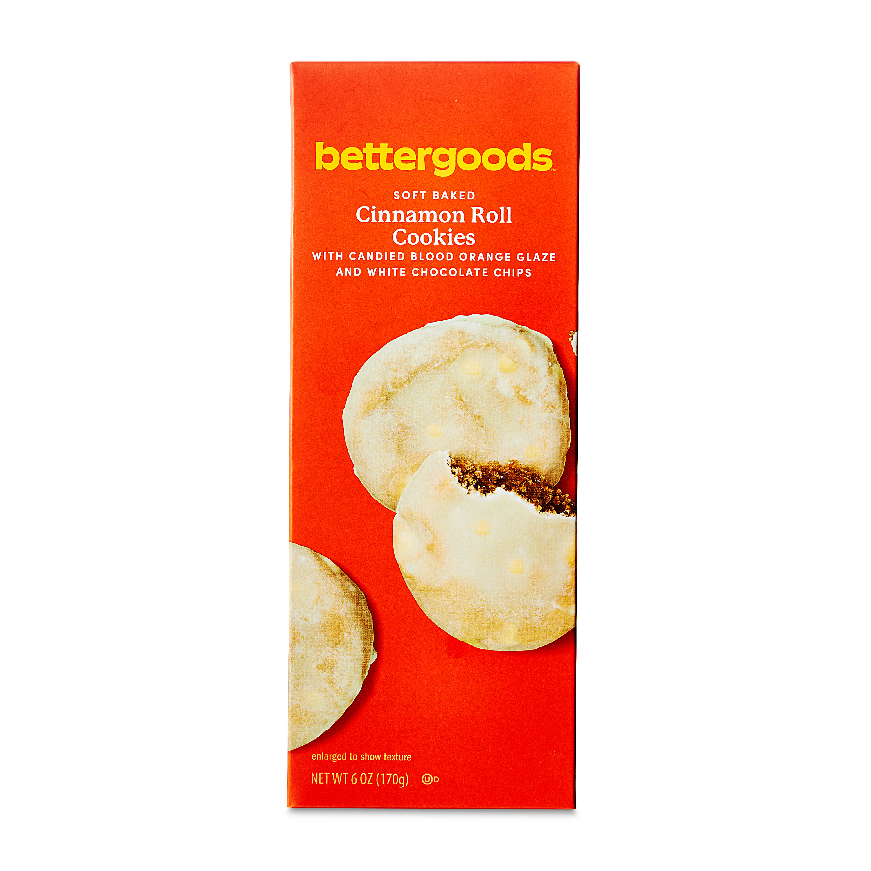 (4 pack) bettergoods Soft Baked Cinnamon Roll Cookies, 6 oz thumbnail 2